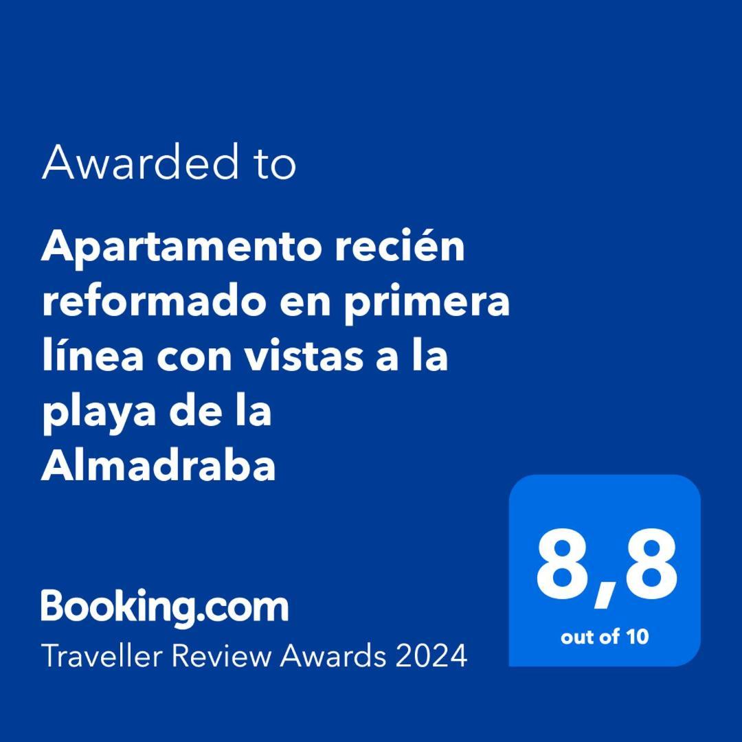 Apartamento Recien Reformado En Primera Linea Con Vistas A La Playa De La Almadraba Беникасим Экстерьер фото